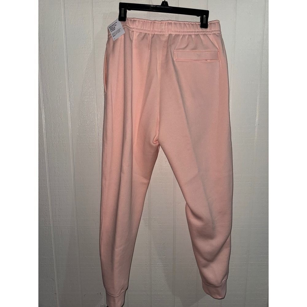 Nike Sportswear Club Fleece Joggers Mens Large Arctic Orange Pink NEW - Picture 3 of 7
